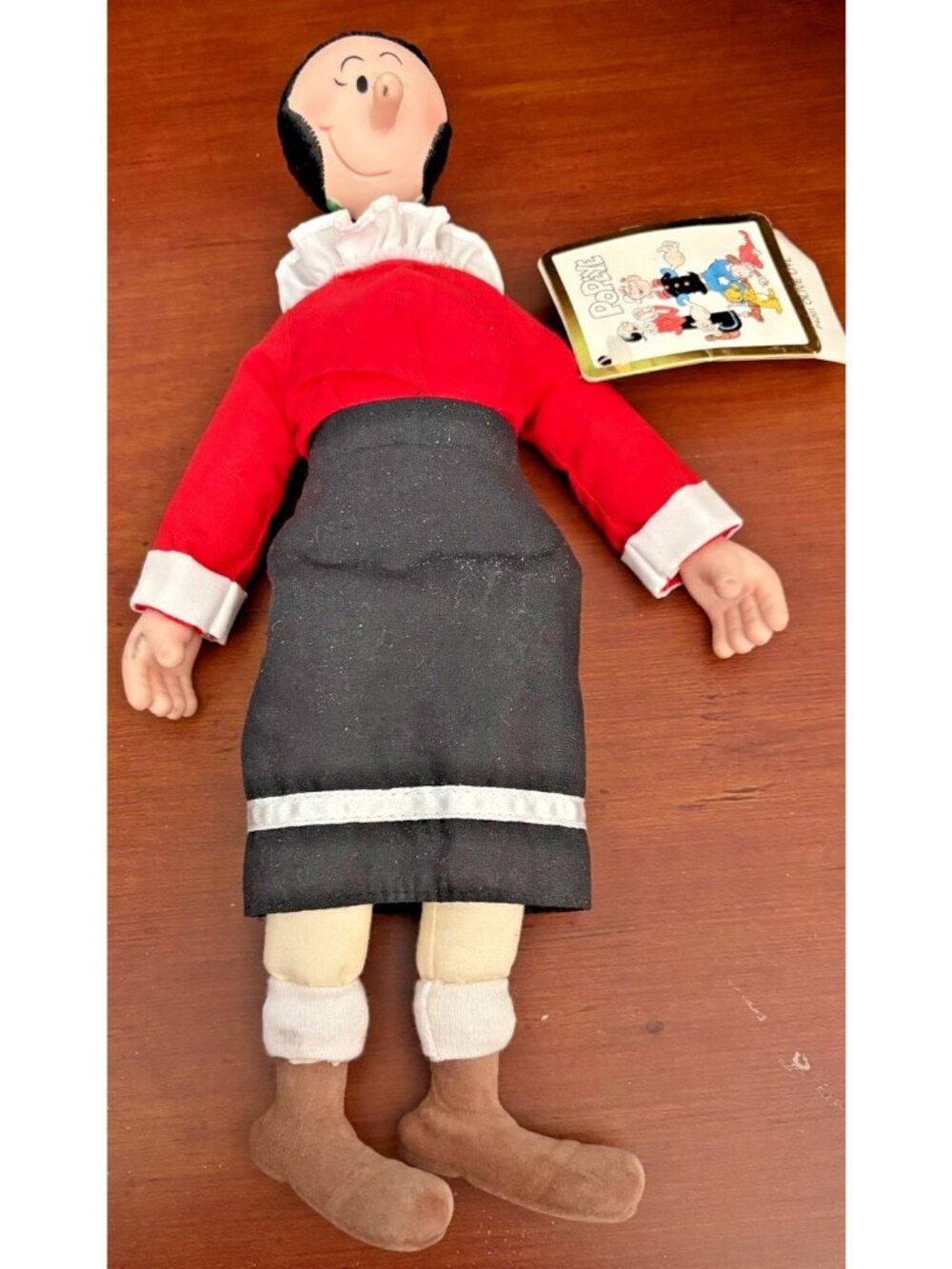 Vintage Popeyes Olive Oyl Doll By Presents Hamilton Gifts 19" Collectible NWT